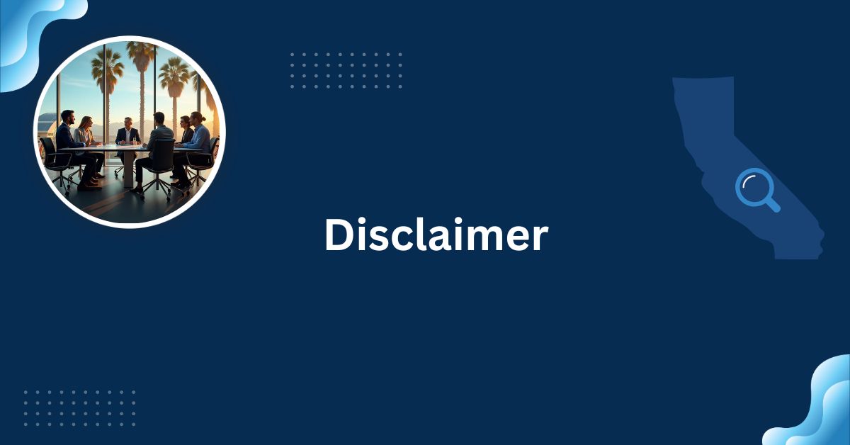 Disclaimer